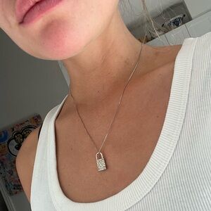 Louis Vuitton lock necklace